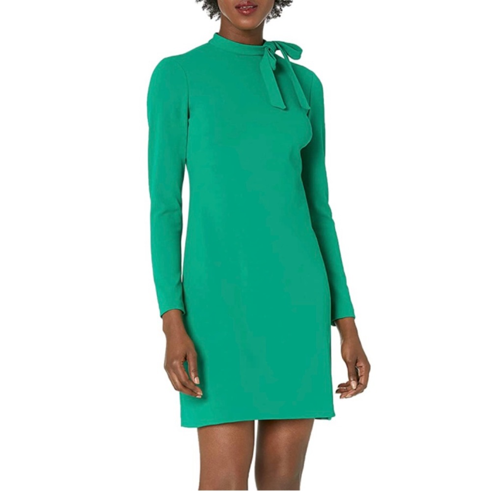 CK Tie-Neck Dress